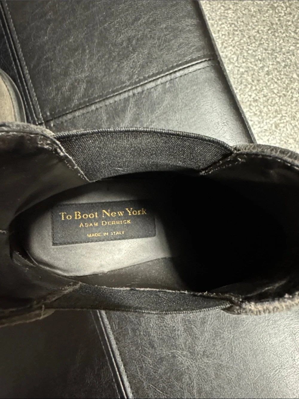 To Boot New York Men's Boots in Gray Suede